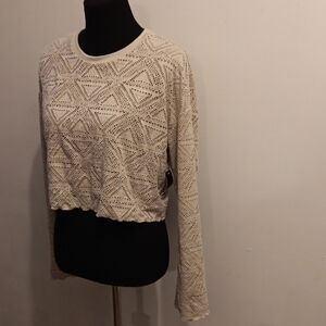 NWT Ardene Lace Crop Top